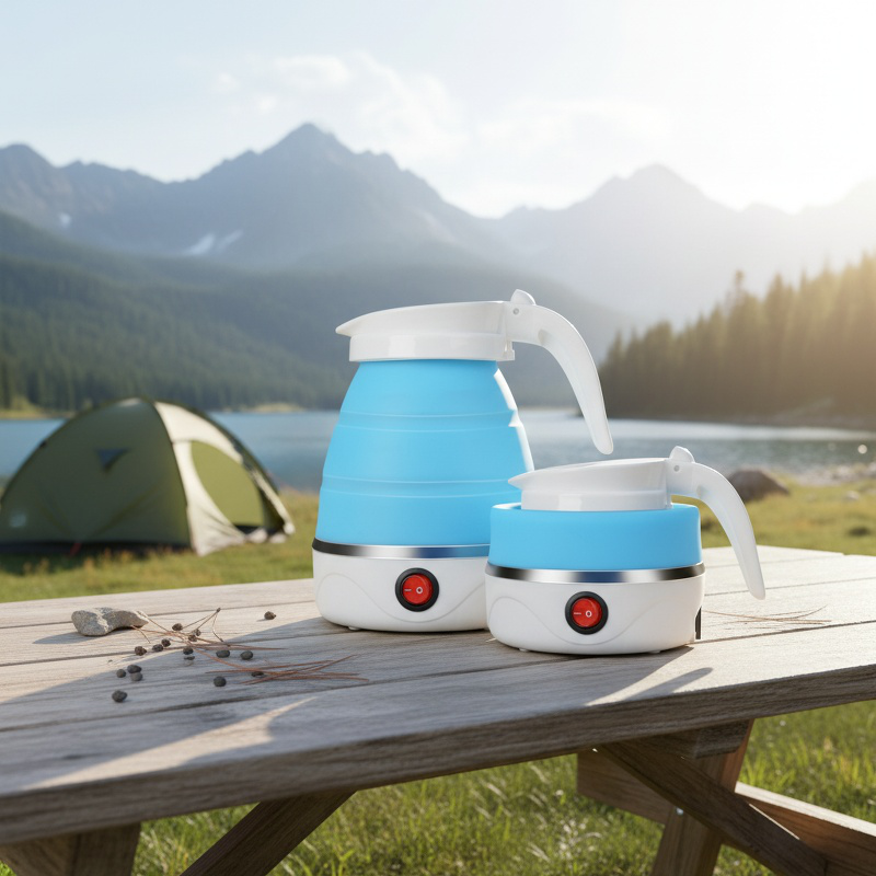 Outdoor Travel Folding Kettle Large Capacity Mini Electric Kettle
