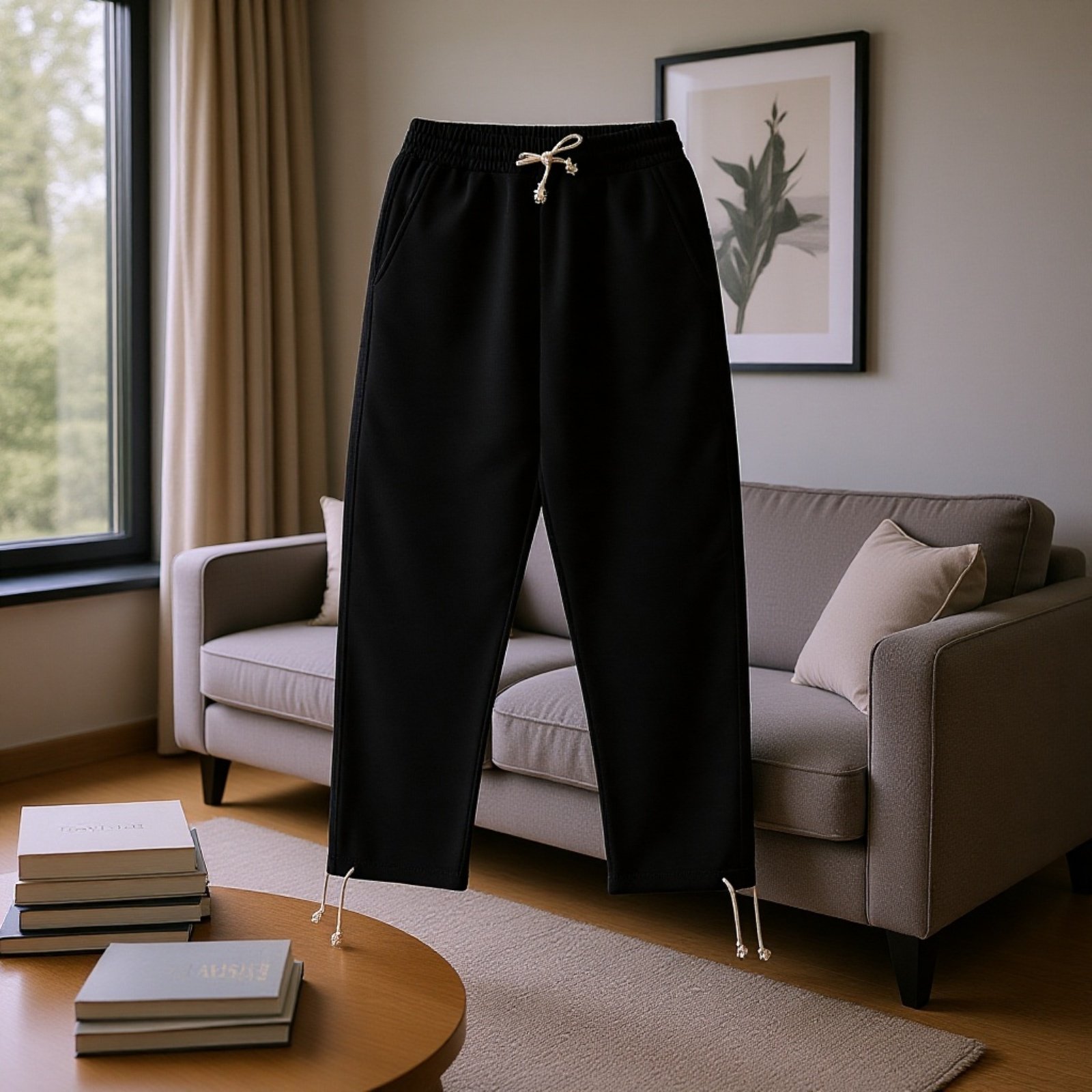 ストレッチ素材で動きやすい女性用パンツ