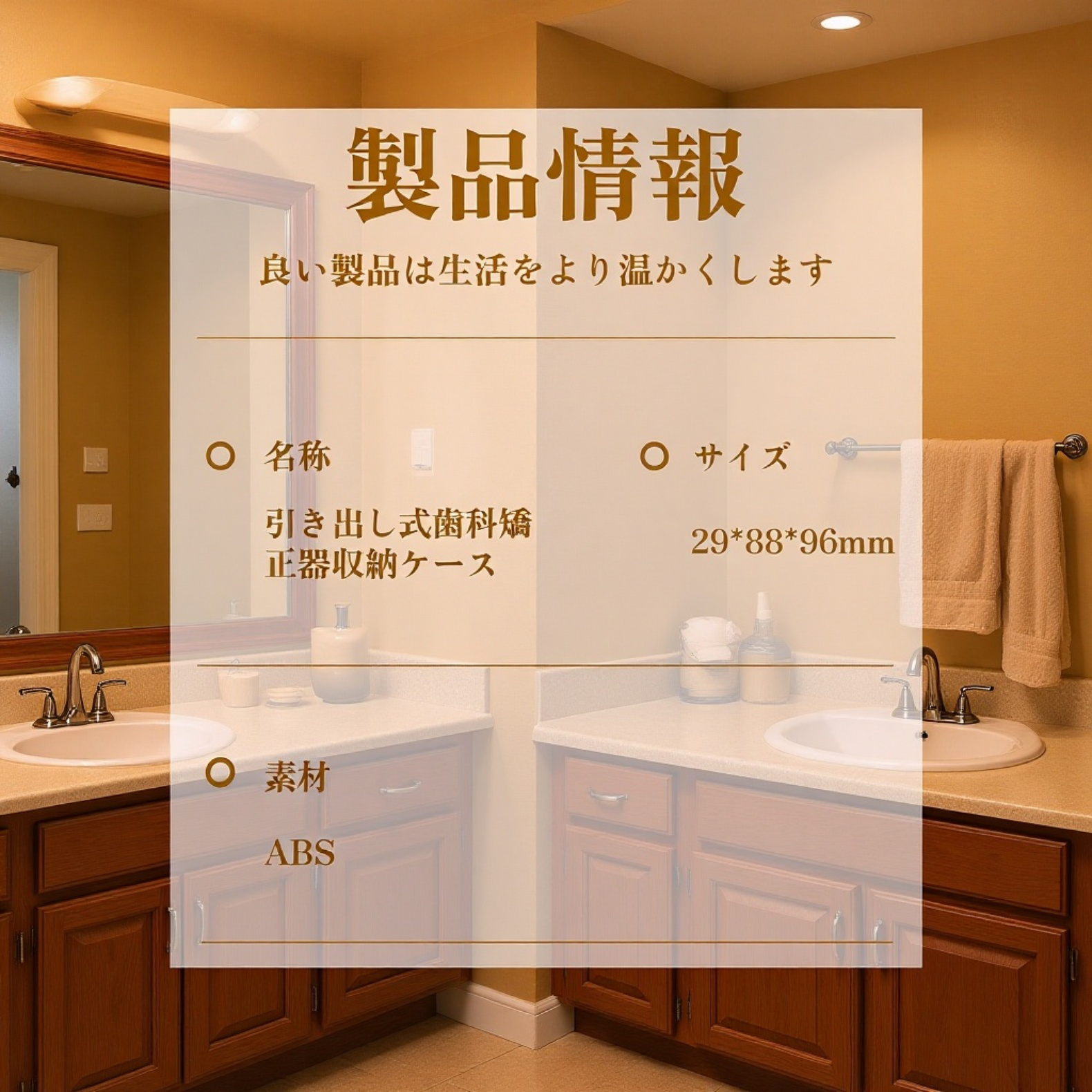 マウスピース・義歯用携帯収納＆洗浄ケース