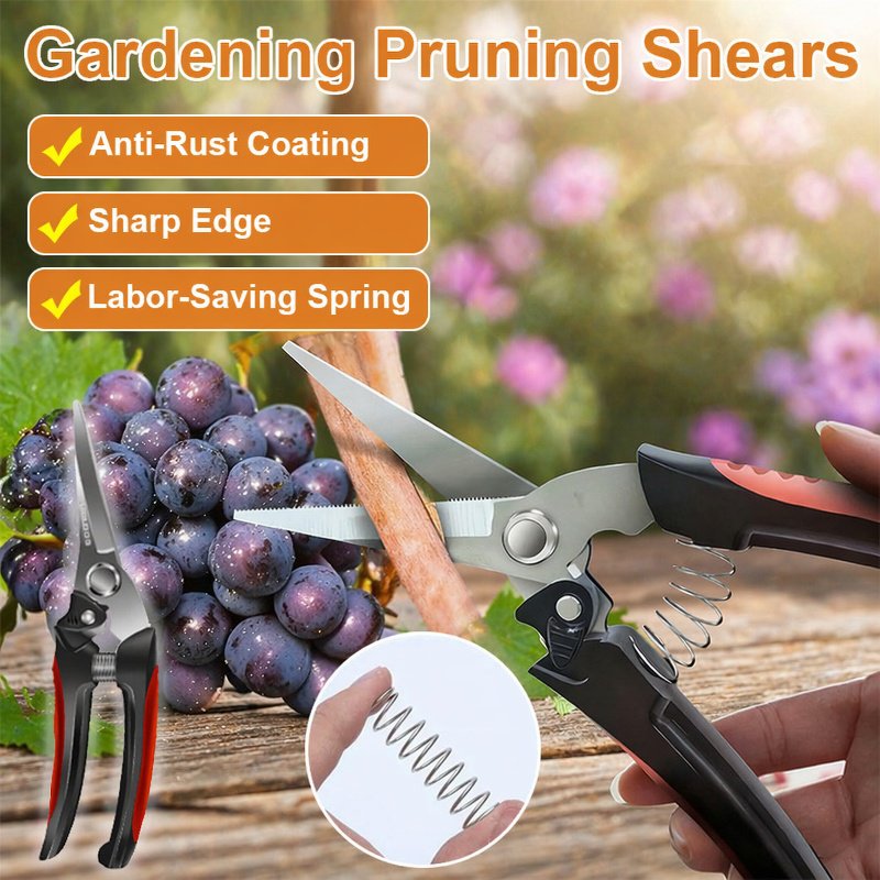 Effort-Saving Garden Pruning Shears
