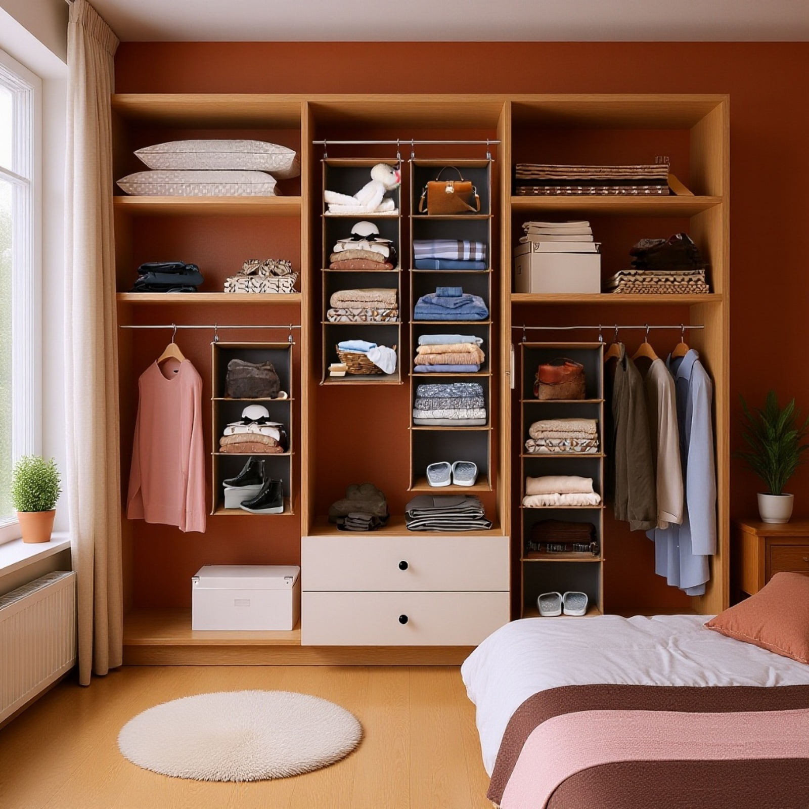 衣類・雑貨分類収納袋の全体写真