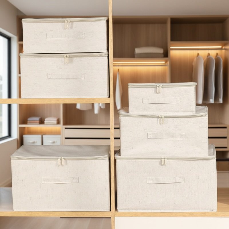 Multifunktionale Stoff-Aufbewahrungsbox für Kleidung