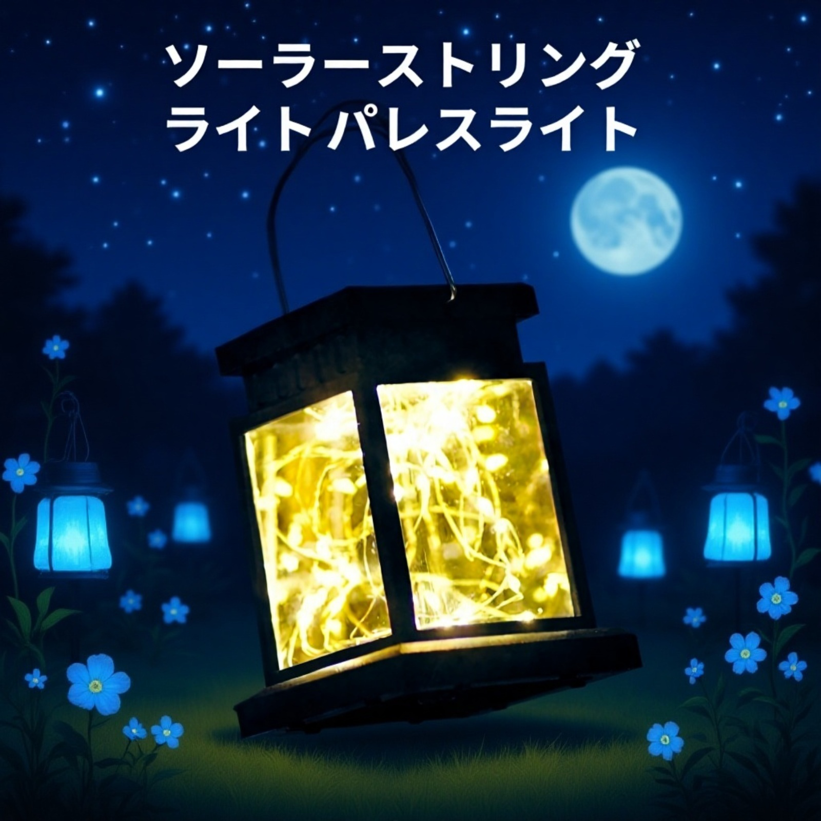 屋外用ソーラーライト 家庭用レトロ庭園・バルコニー防水LEDランプ