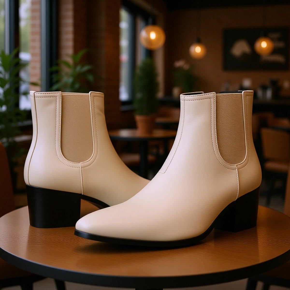 最新トレンドのメンズファッションブーツ