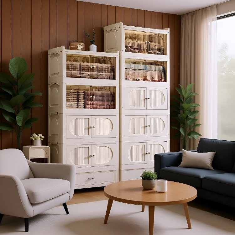 조립 필요 없는 접이식 수납장