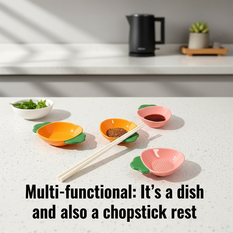 Ceramic Carrot Shape Grinding and Dipping Dish