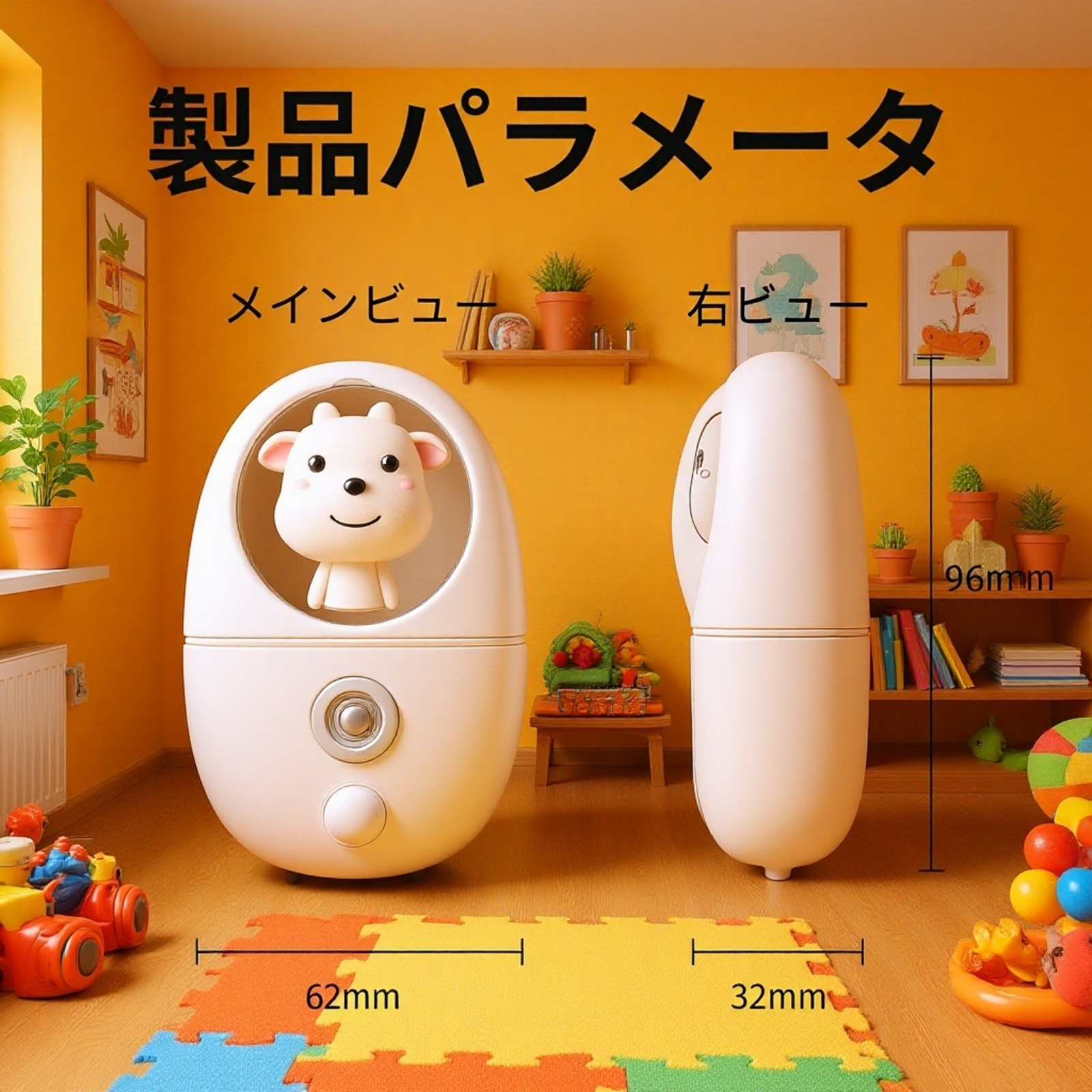 ハンディ冷却スプレー美顔器 USB充電式加湿器