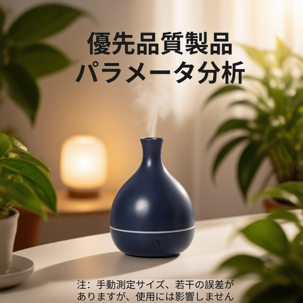 ベッドサイドに置かれた加湿器の使用イメージ