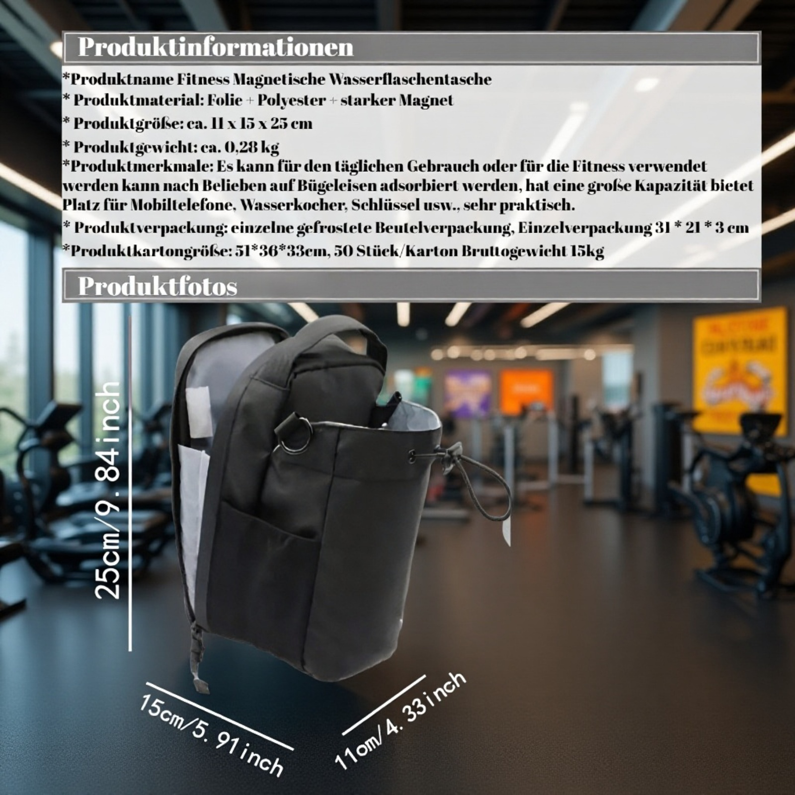 Multifunktionale Outdoor-Sporttasche im Einsatz beim Wandern