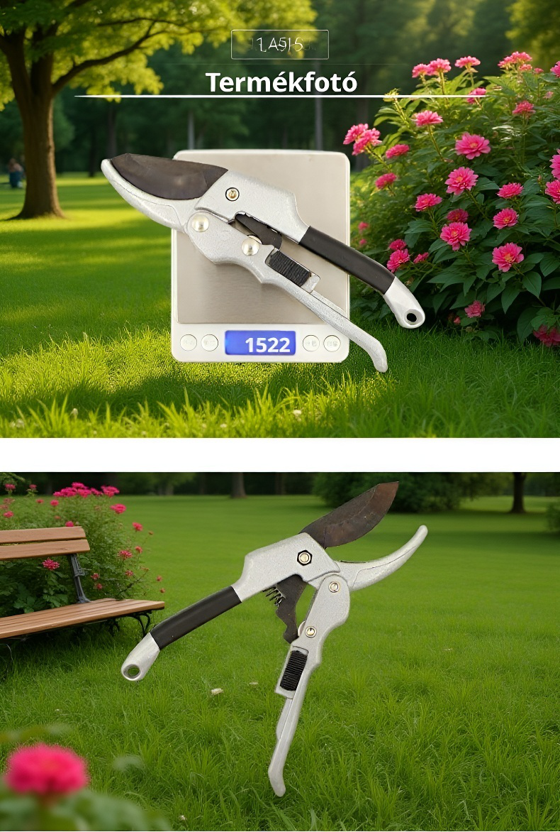 Ergonomikus fogású gyümölcsvágó olló