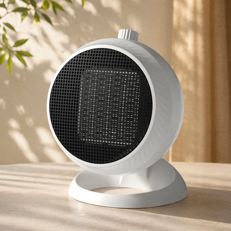 Ventilador eléctrico calefactor para escritorio