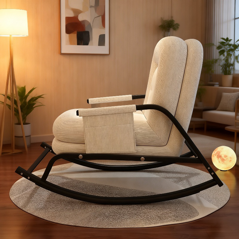 Silla mecedora de balcón, silla perezosa de celebridad de Internet, tumbona individual para el hogar