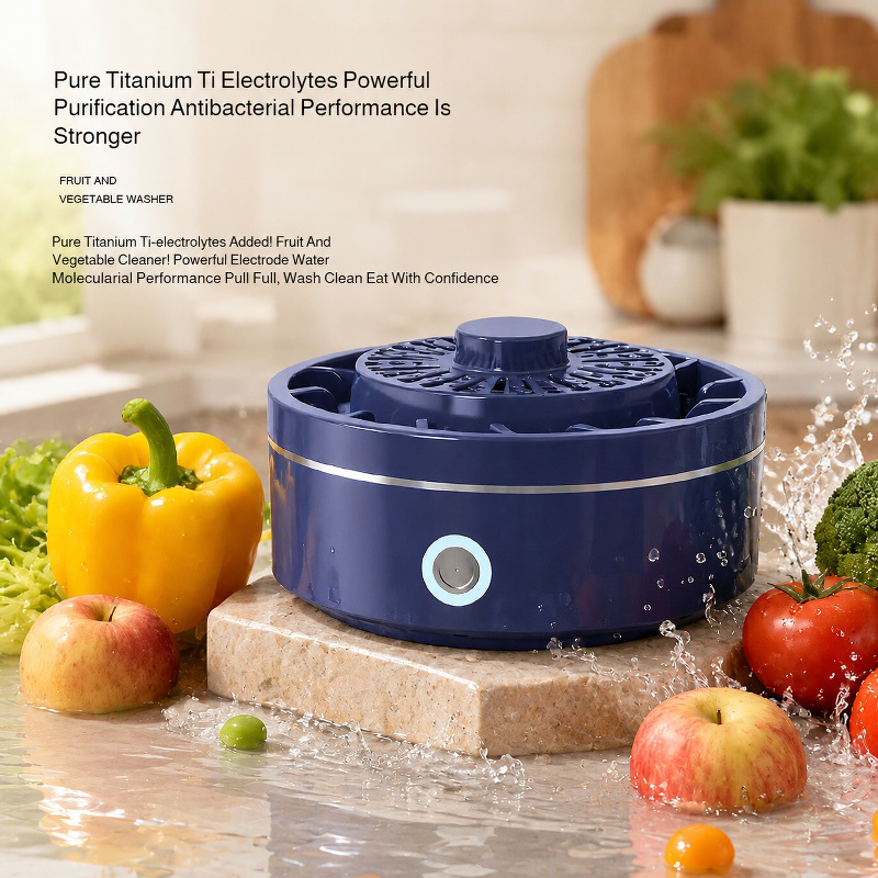 Wireless Ultrasonic Fruit and Vegetable Cleaner for Home Use