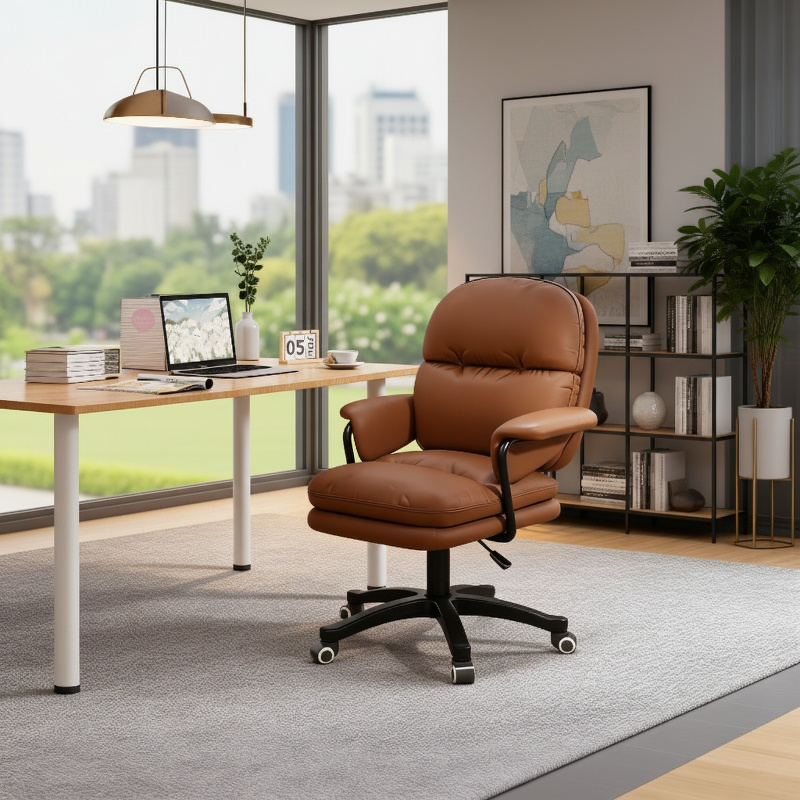 Ergonomischer Computerstuhl, Bürostuhl, Chefstuhl, Heim- und Arbeitszimmerstuhl