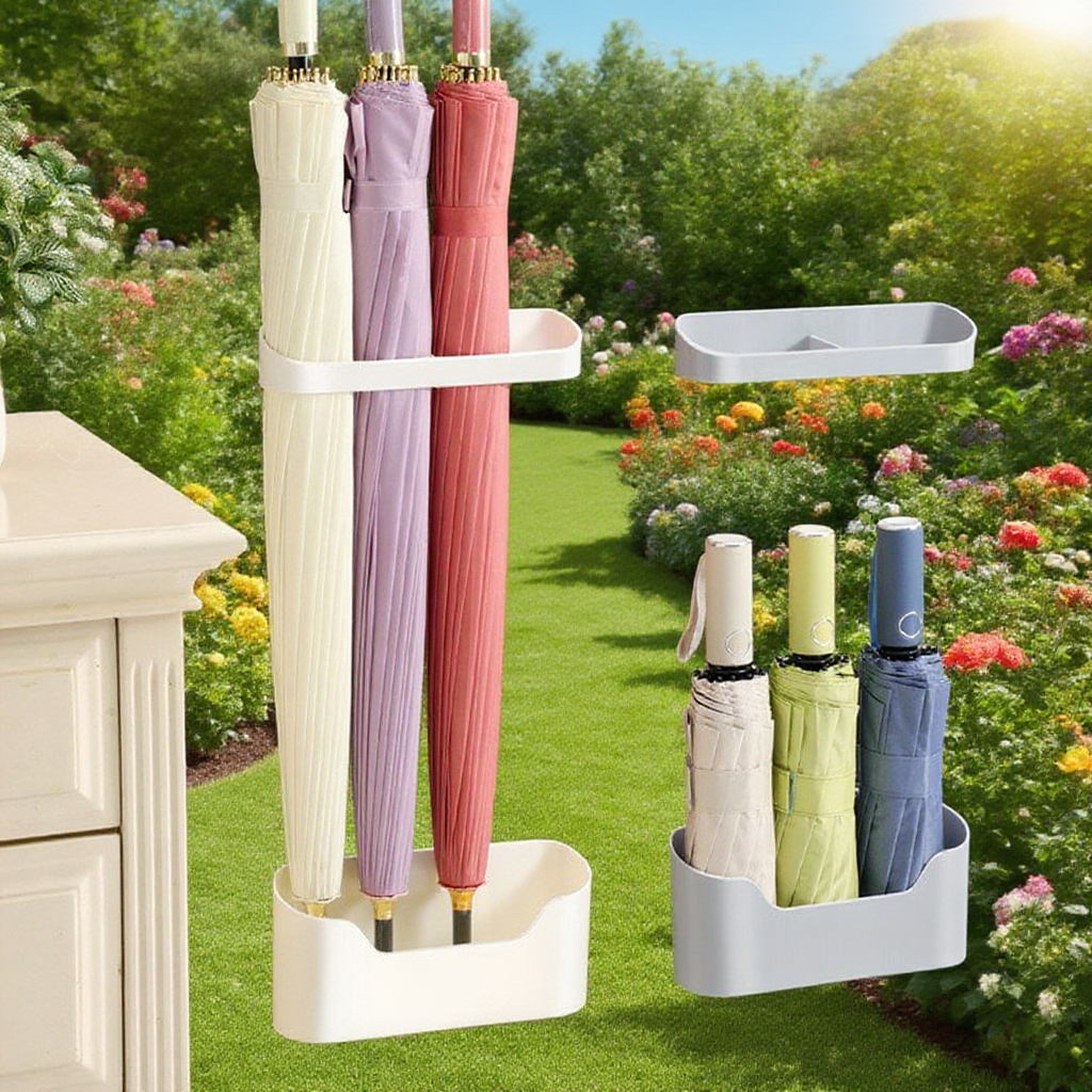 벽걸이형 다기능 우산 수납대