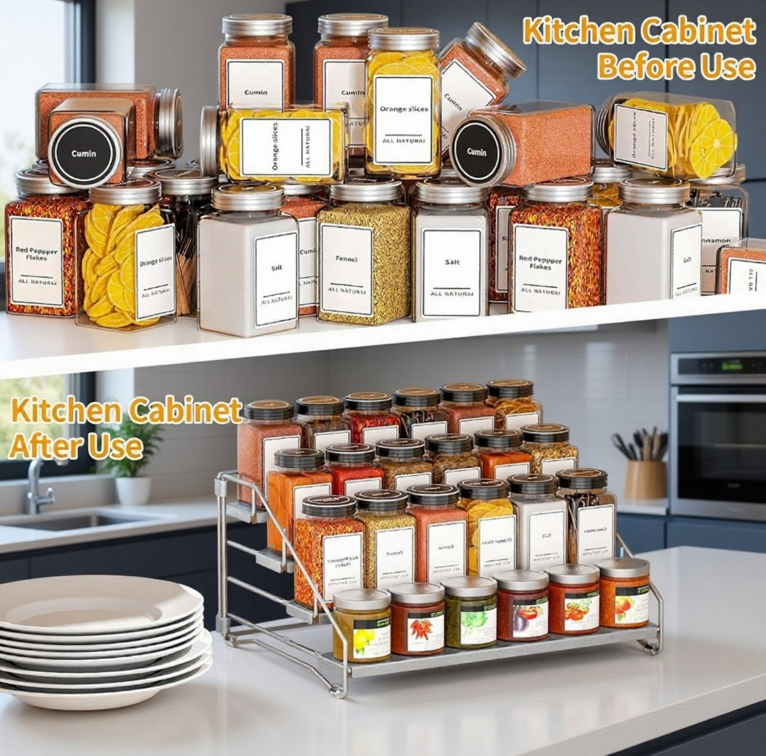 Soporte plegable para condimentos y especias