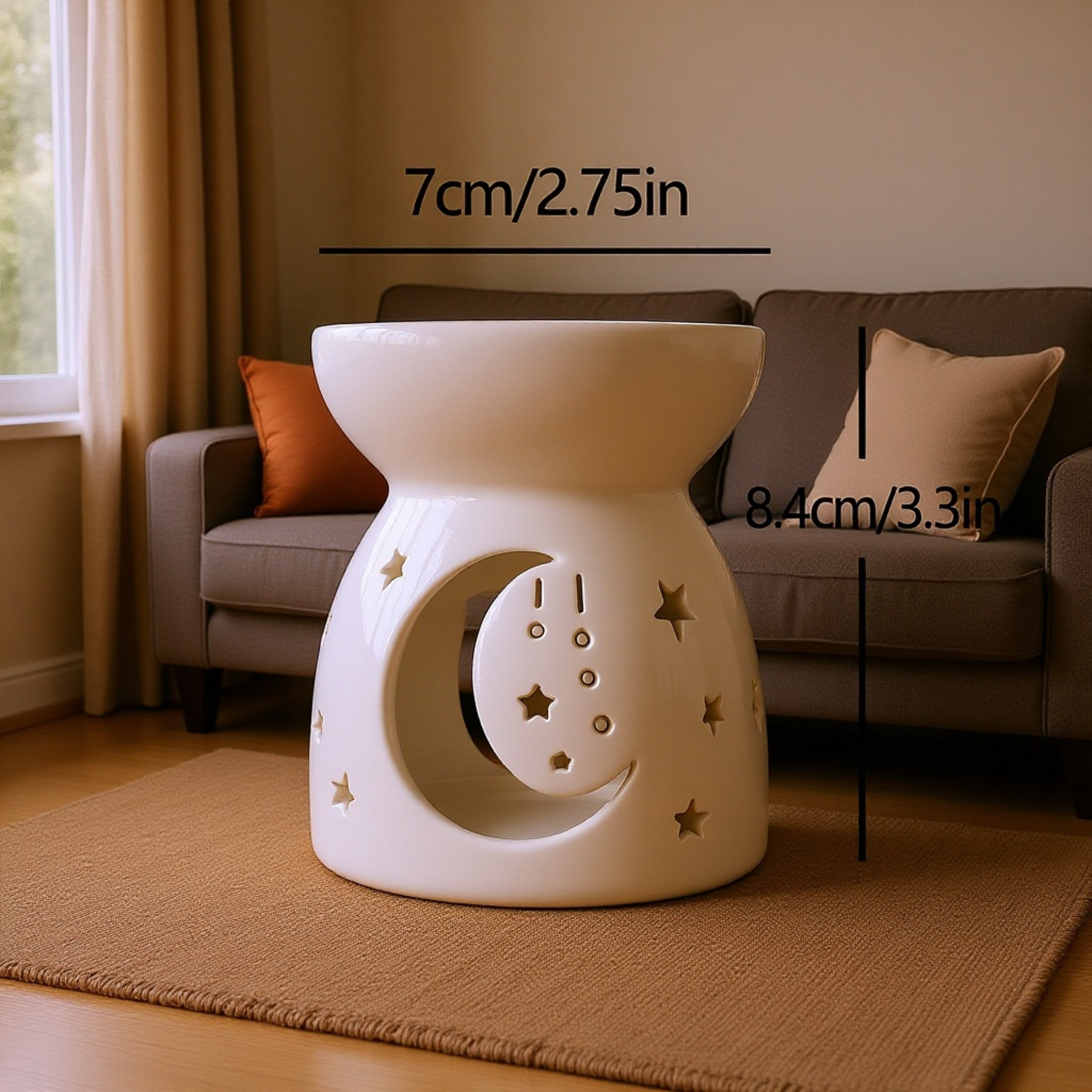 贈り物に最適な白瓷精油炉