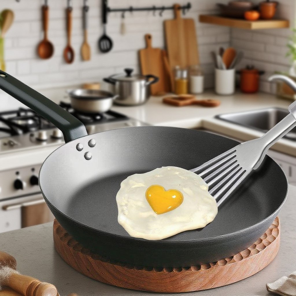 튼튼한 스테인리스 스틸 주걱 디테일