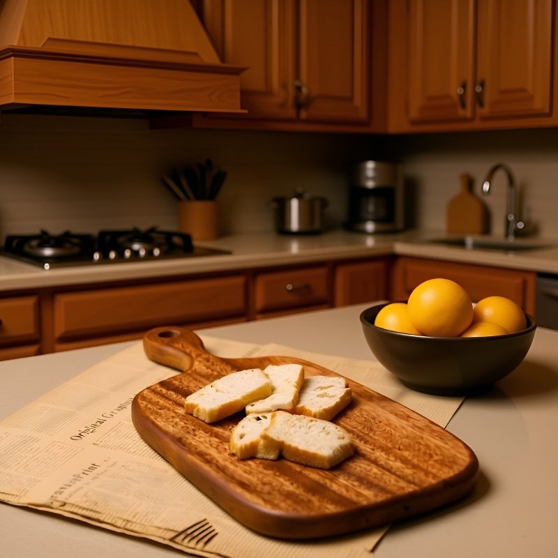 لوح تقطيع من خشب الجوز