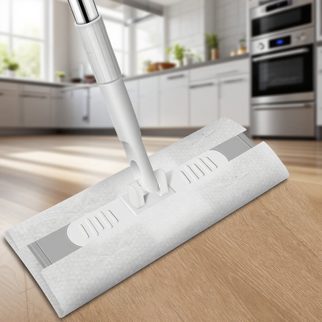 Multifunctional No Hand Wash Electrostatic Dust Removal Mop