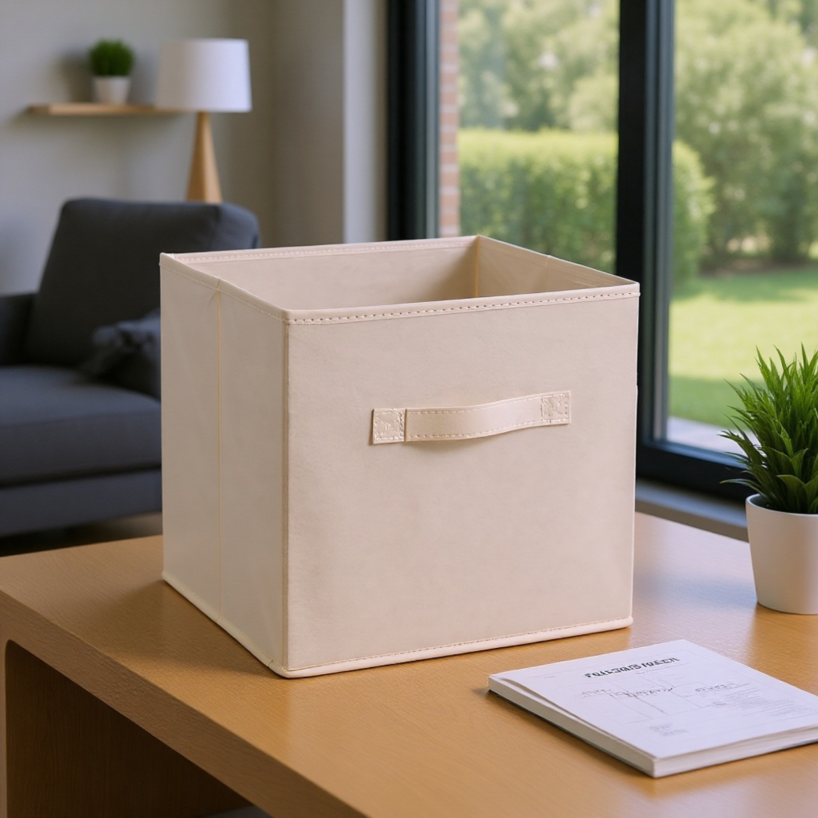 Multifunktionale, faltbare Aufbewahrungsbox für Schrank und Schreibtisch