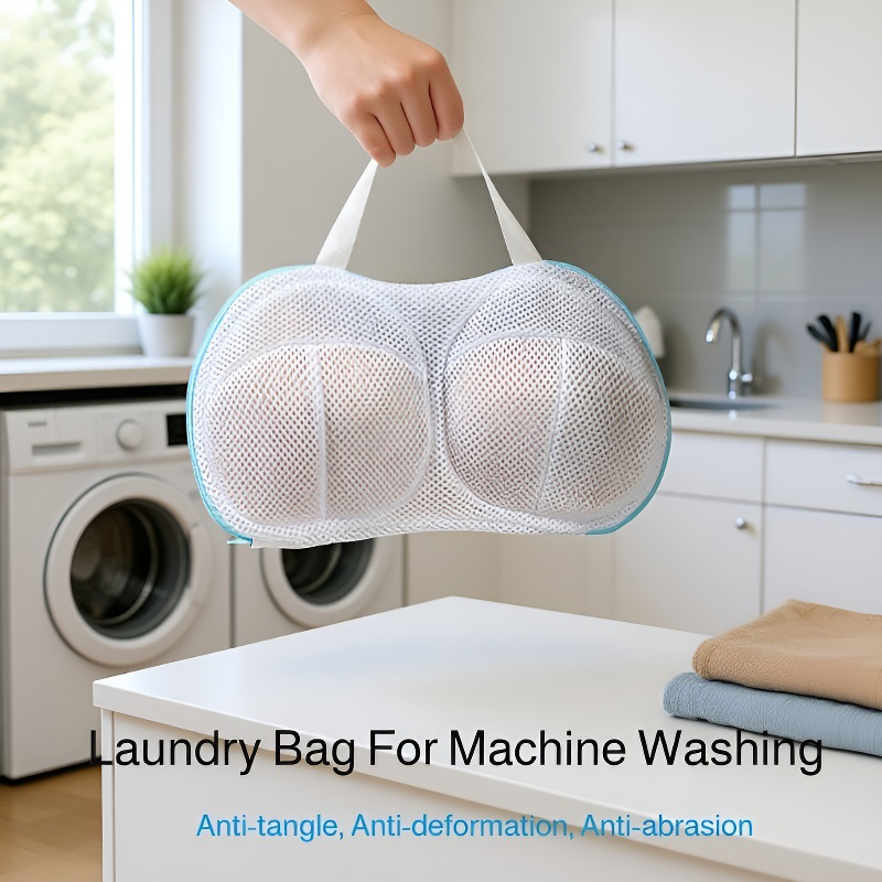  Thickened Mesh Laundry Bag for Bras – Anti-deformation Underwear Washing Pouch