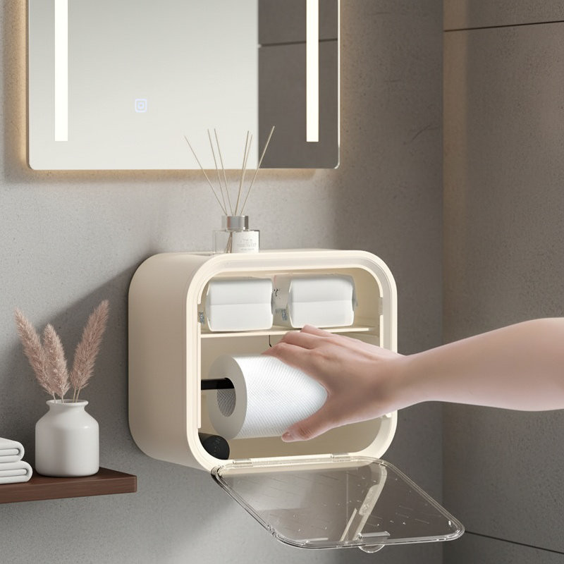 Multifunctional Toilet Paper Storage Box