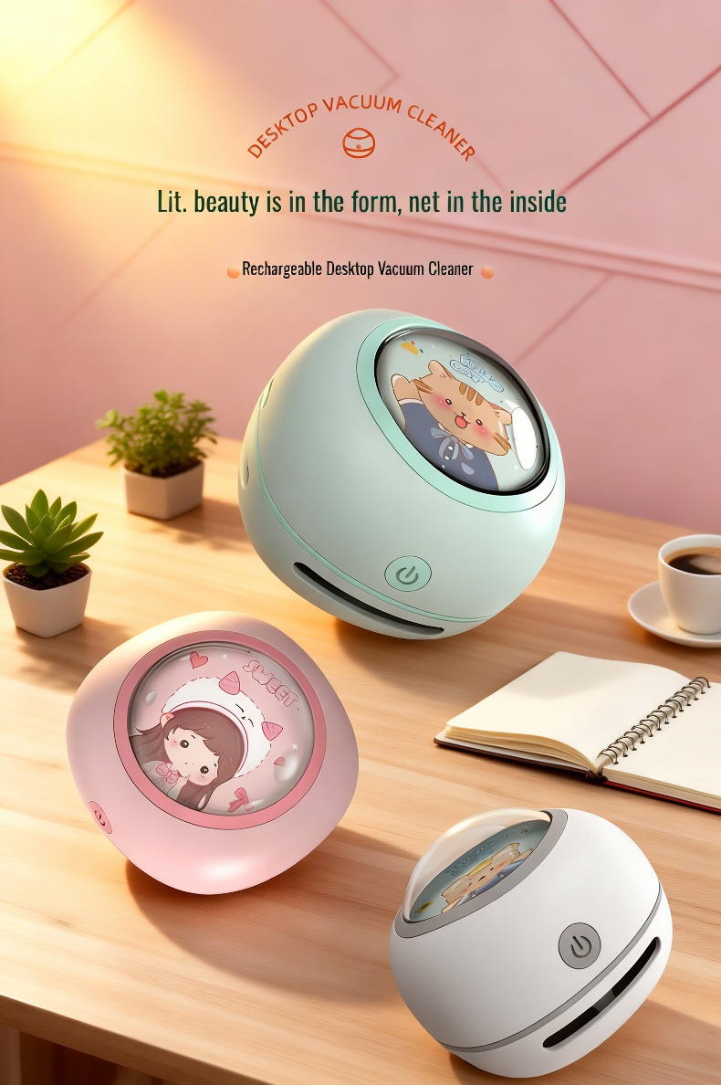 Mini Handheld Desktop Vacuum Cleaner for office and home use