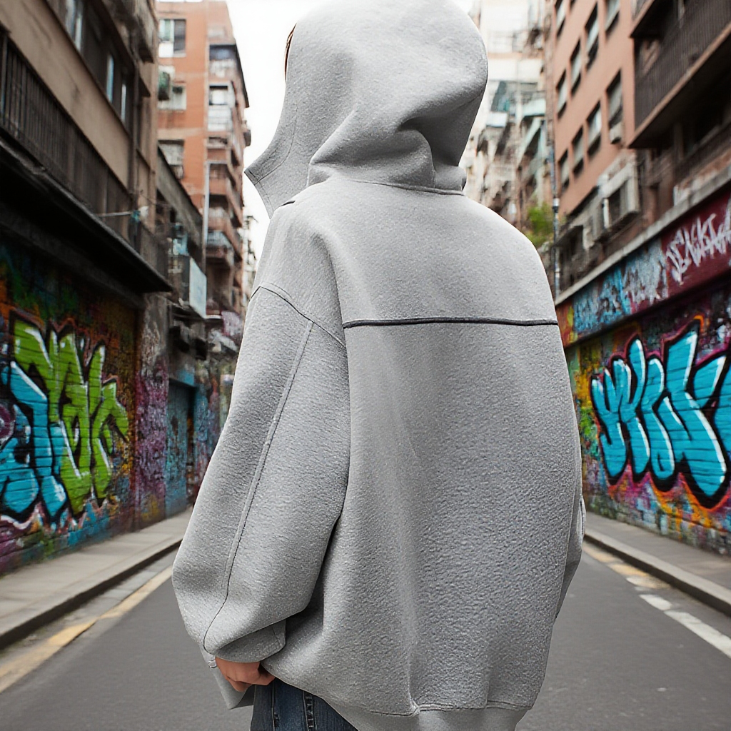 ゆったりカップル用ジップアップジャケット