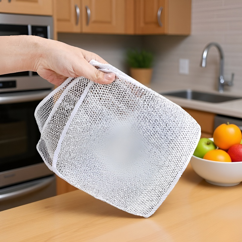 油がつきにくい耐摩耗・耐傷食器用布