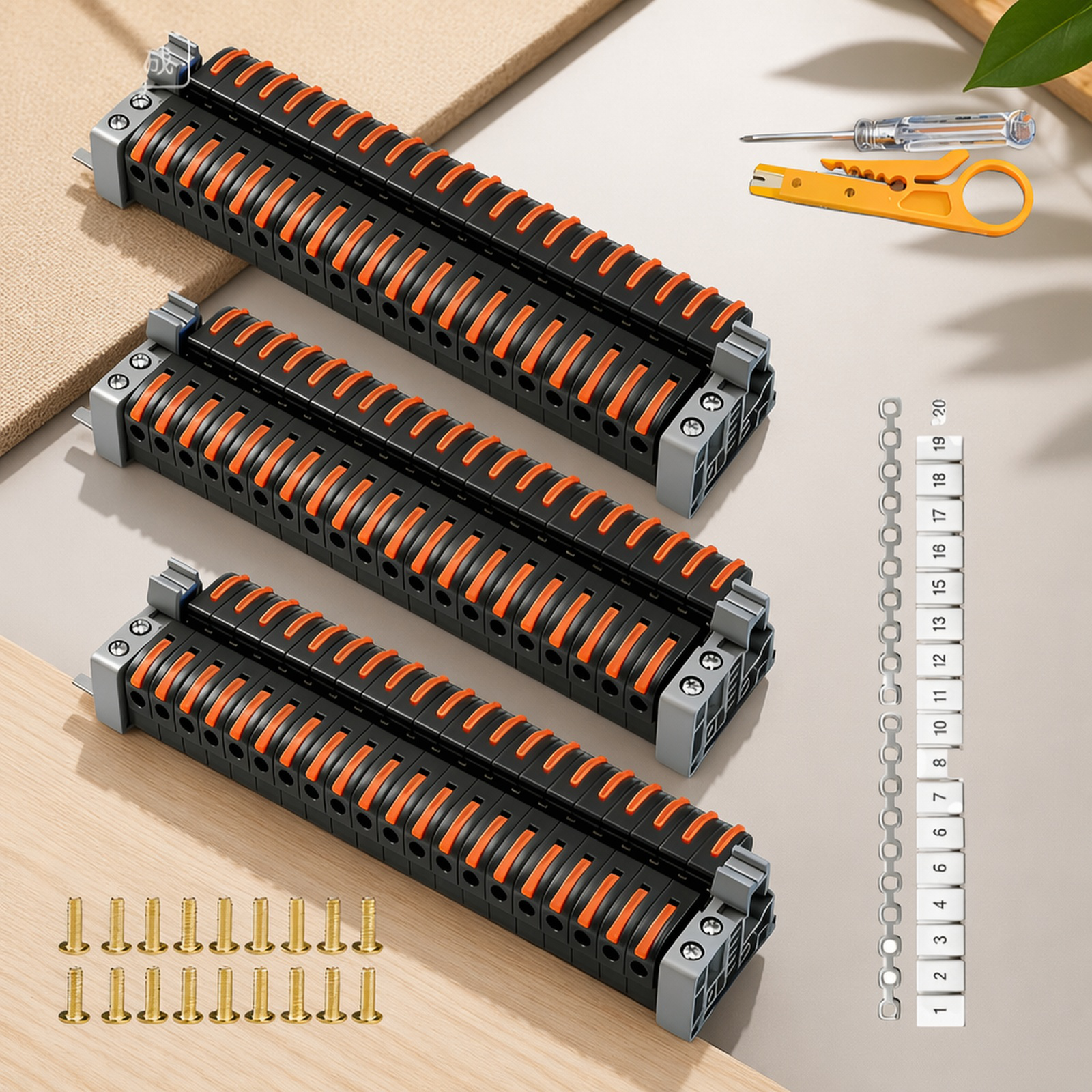 Push-in Connector DIN Rail Modular Terminal Block