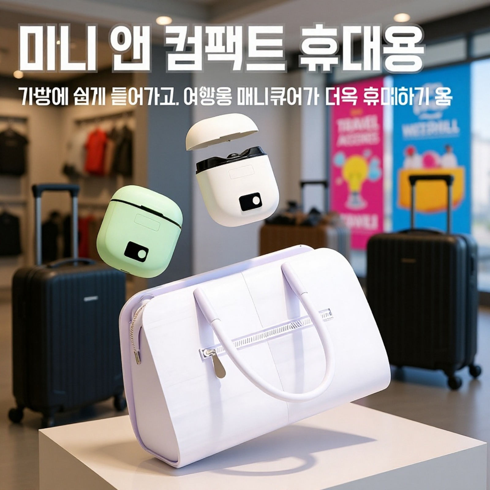 고급스러운 디자인의 네일 연마기