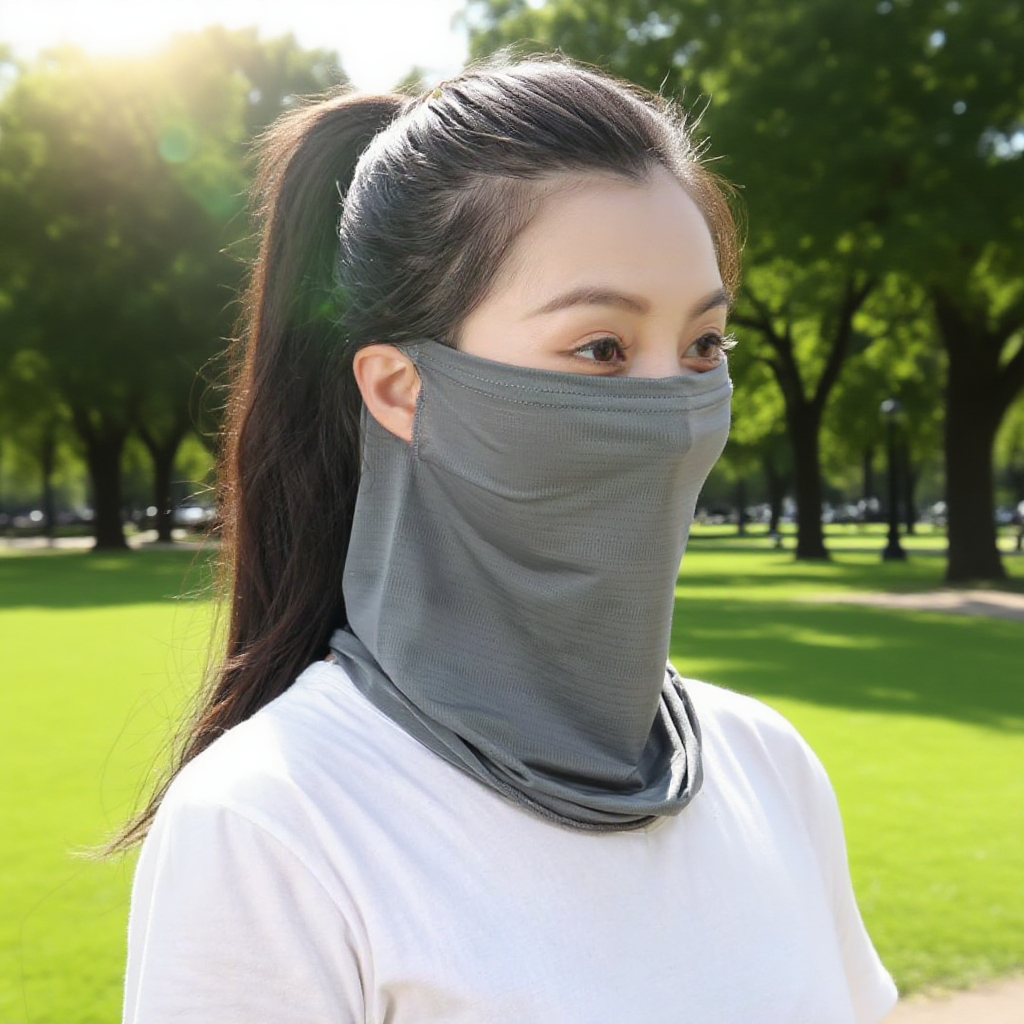 新作日焼け防止マスク・紫外線遮断アイスシルクアームカバー