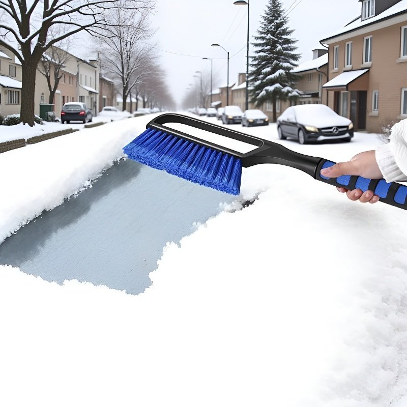 확장형 눈 제거 브러시 손잡이 디테일