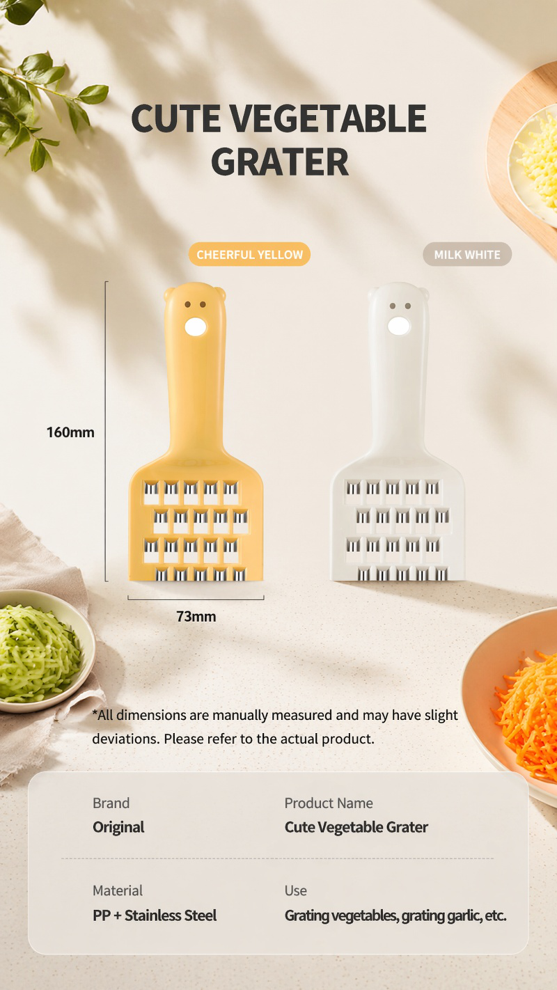 Fun and functional cabbage grater for home cooks