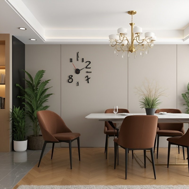 ساعة حائط رقمية صامتة