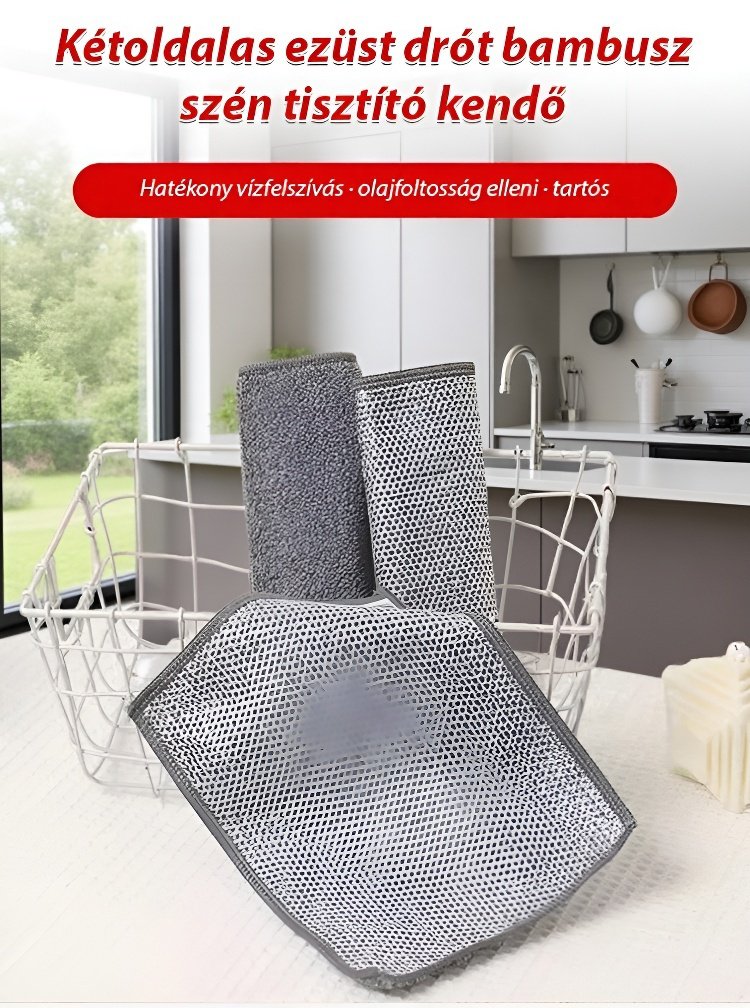 Erős szennyeződés eltávolító tisztítókendő