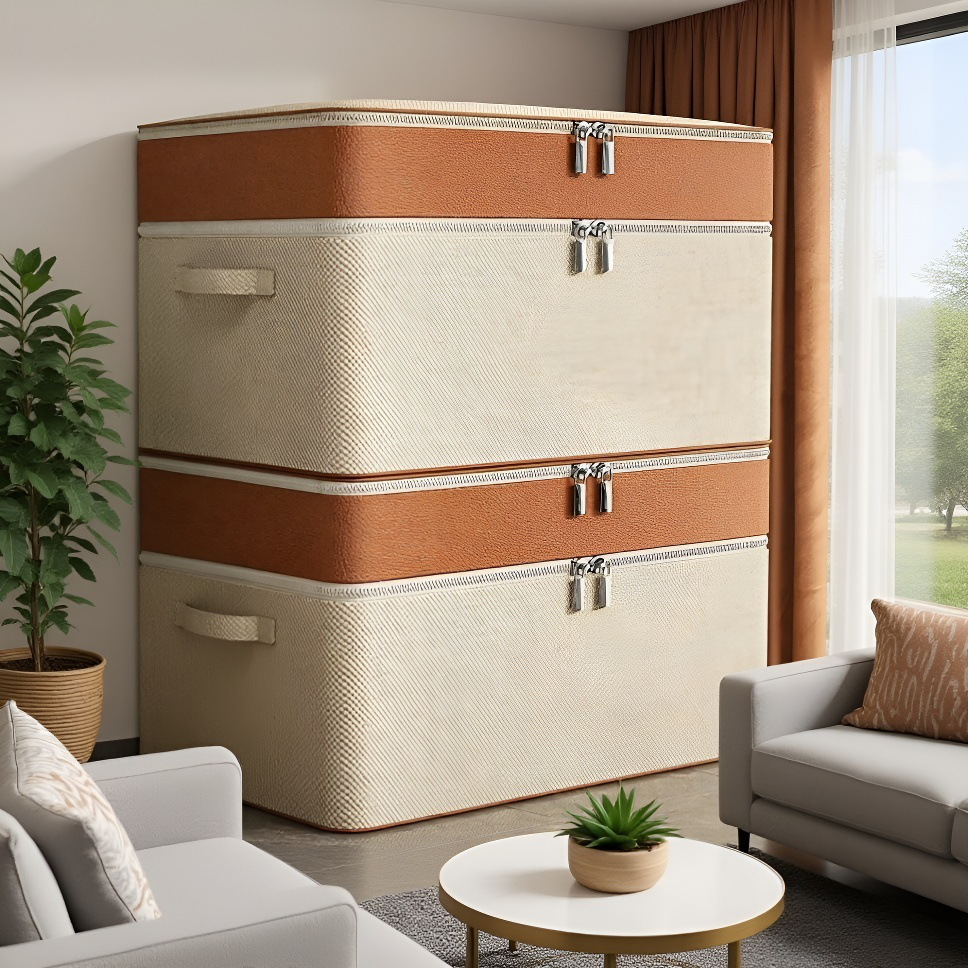 가정용 부직포 수납함 침대 밑 의류 수납함 정리함 부직포 침대 밑 수납함