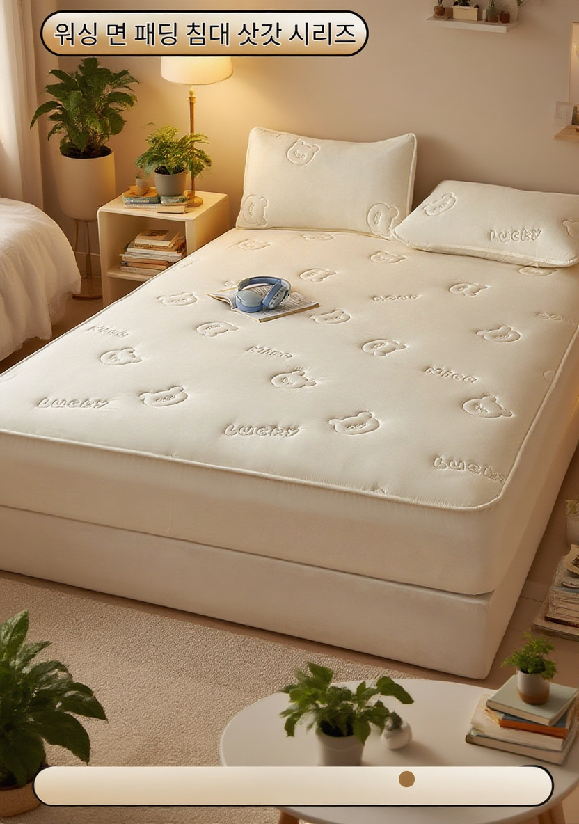아이스 패딩 매트리스 커버 디테일