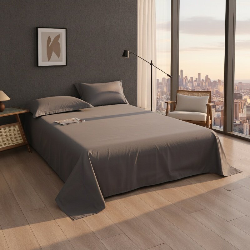 Brushed Sheets Activated Printing And Dyeing Comfortable Washed Cotton Fabrics