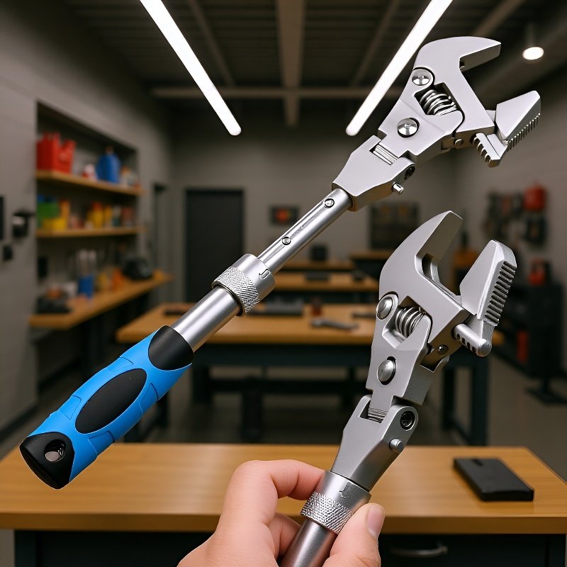 10-Zoll verstellbarer Ratschen-Handgriff Multifunktions-Handwerkzeug