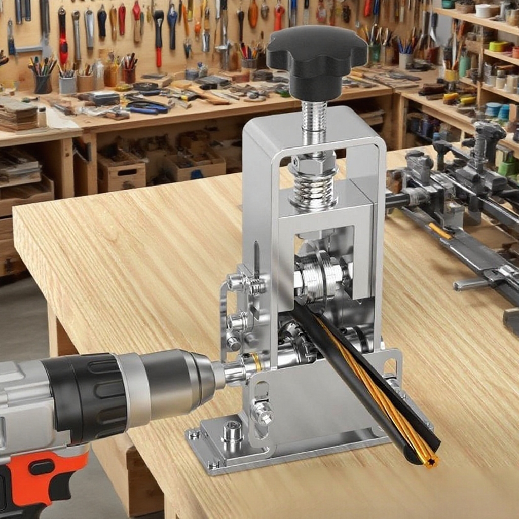 小型家庭用ワイヤーストリップマシン ケーブル剥離職人型