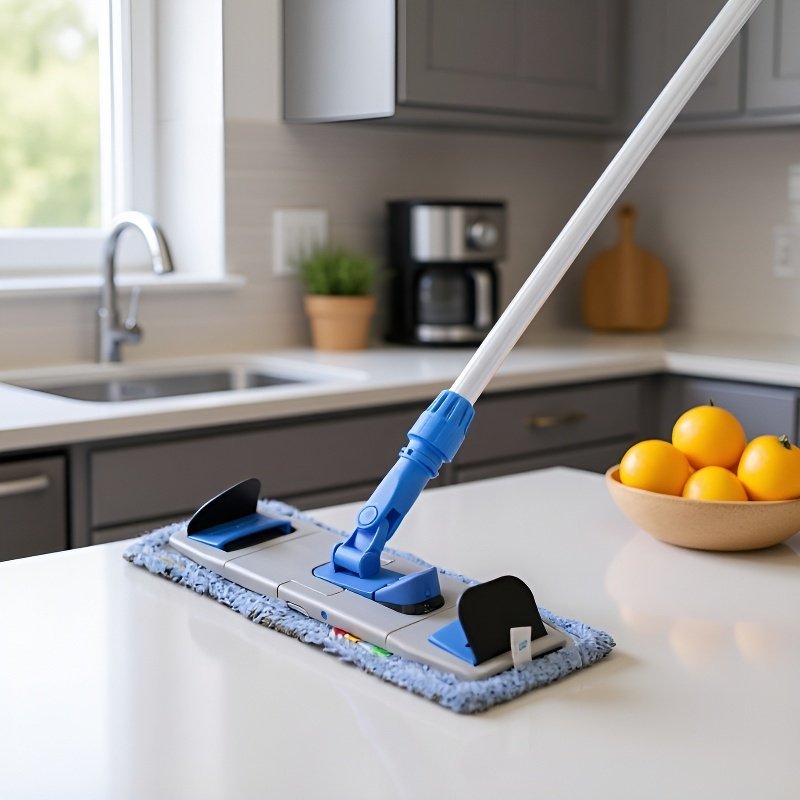 強力清掃機能付きスラブモップ