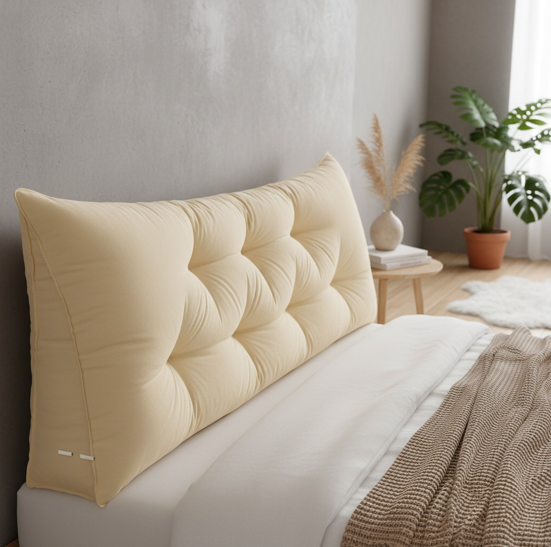Tatami Kissen als Rückenstütze auf Sofa