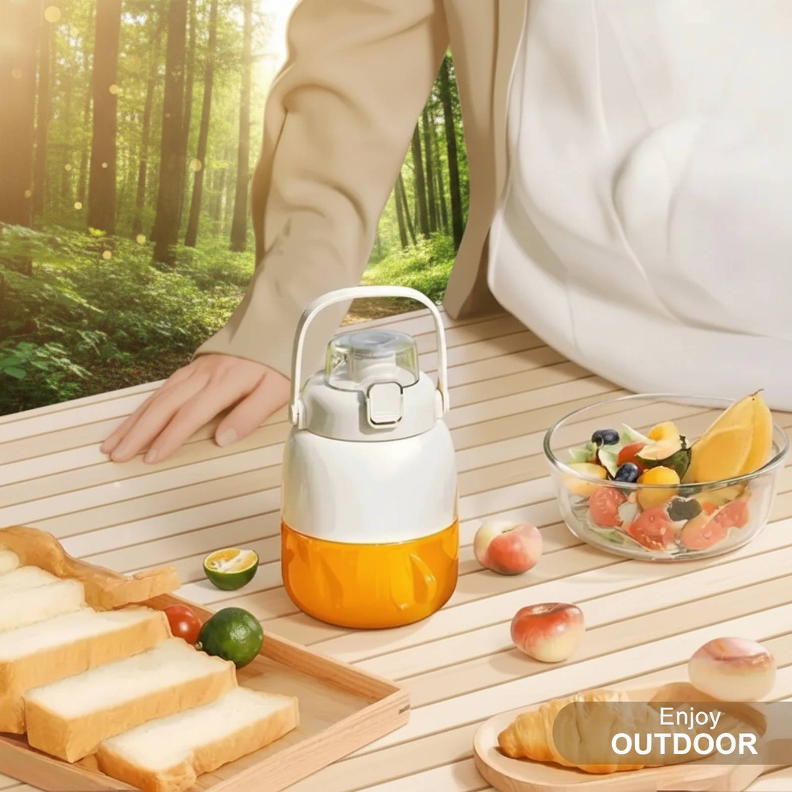 Exprimidor saludable para jugos frescos