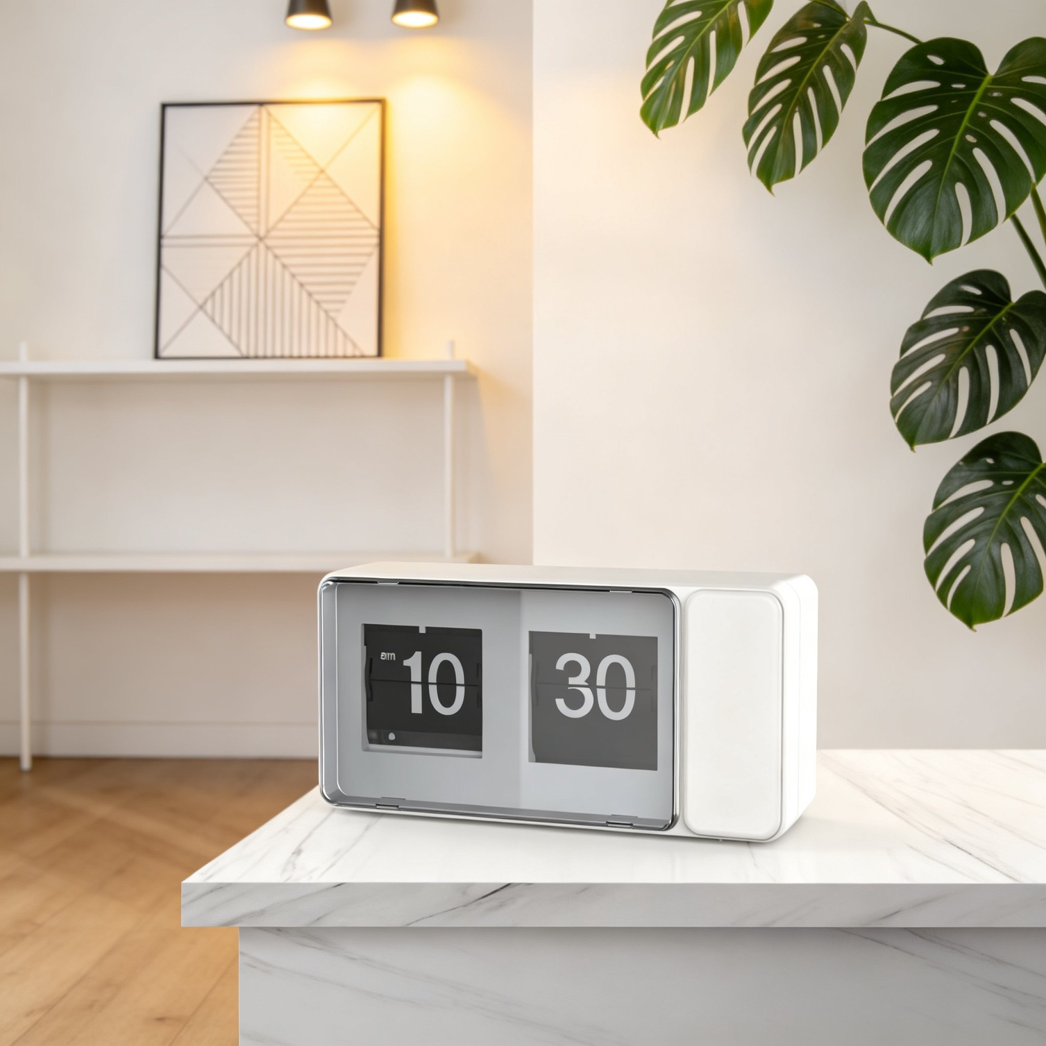 Reloj digital tipo página con colores macaron para dormitorio y estudiantes