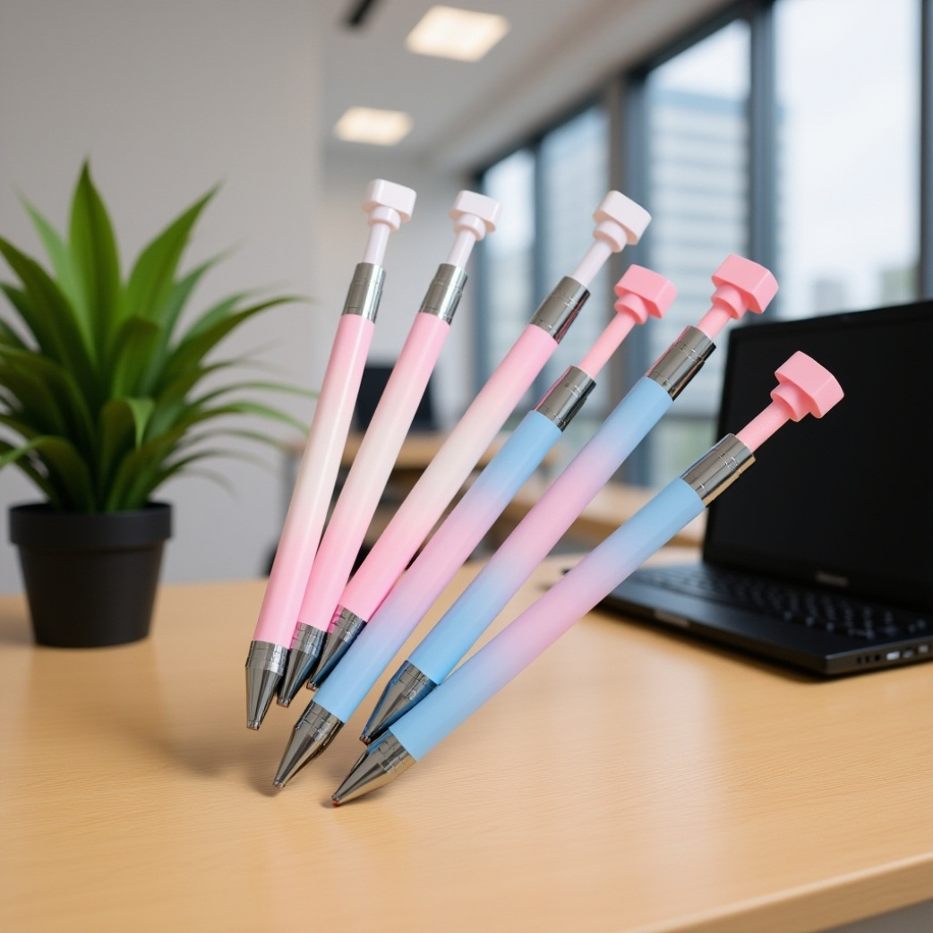 ダイヤモンドスティッキングペンでラインストーンを貼る様子