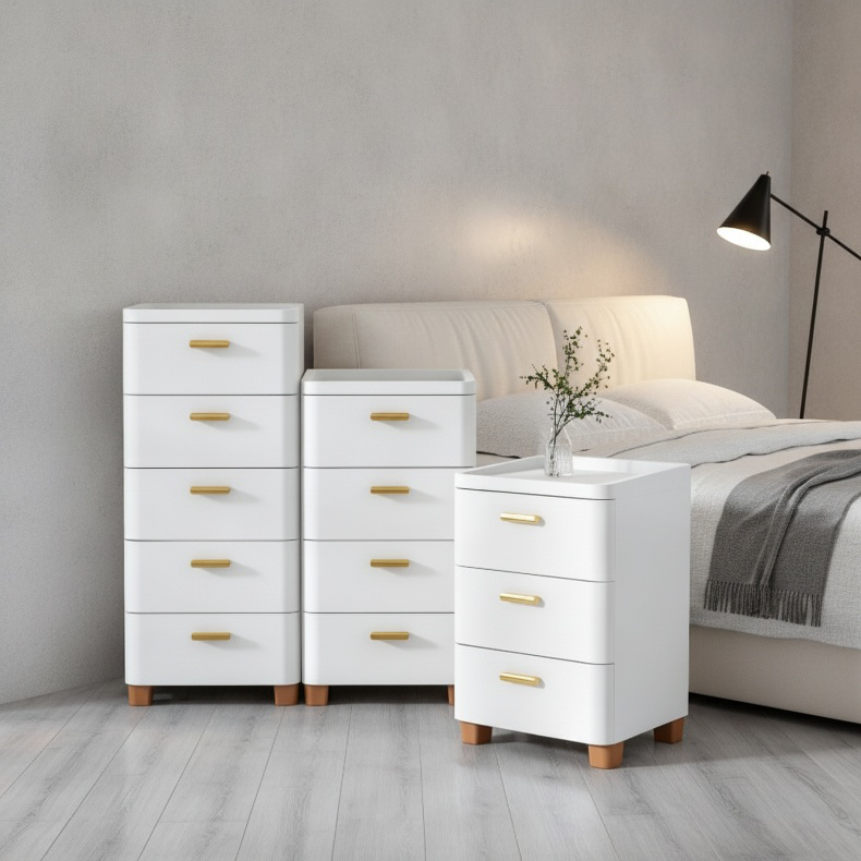 Mueble de almacenamiento doméstico de cajones múltiples para sala de estar