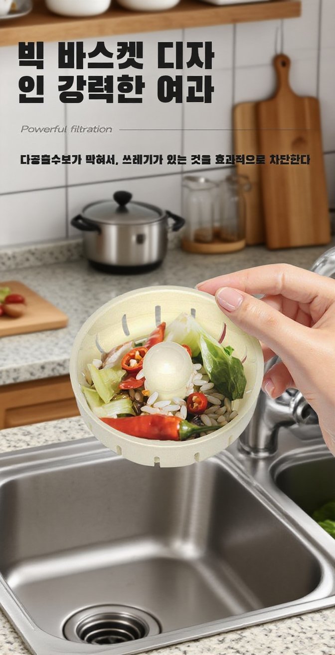 깔끔한 주방을 위한 튕김심 필터 사용