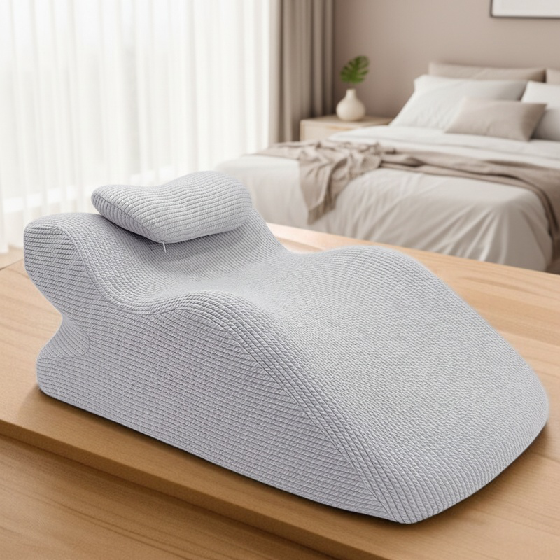 Adjustable backrest pillow for prone sleeping